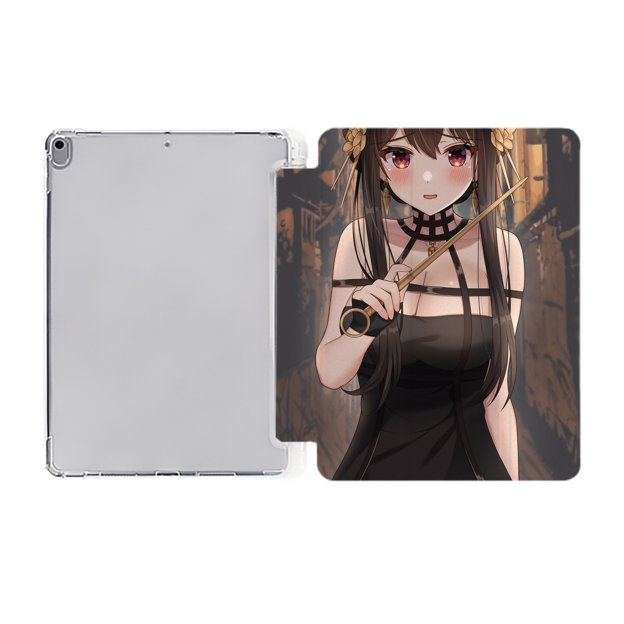 （画像用） SPY×FAMILY间谍家家酒 IPad ケース ペン収納付き 三つ折りスタンド PUレザー×シリコン 対応機種9.5/10.5/10.9インチ
